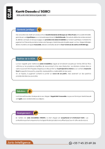 Kanté Daouda c/ SGBCI
